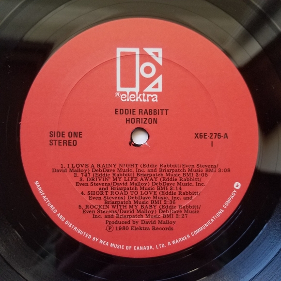 Eddie Rabbitt Horizon Album Vinyl LP Record ⏺3/$40+Free Shipping🚚 - Picture 6 of 9